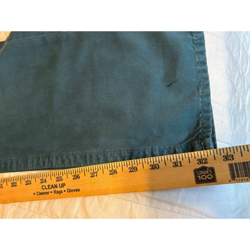 True Religion Geno Slim Straight Pants Teal Blue Cotton Chinos Mens 36x32